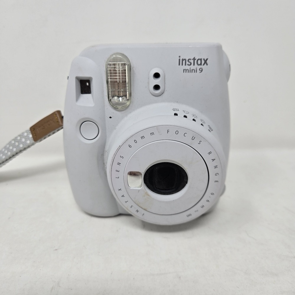 Fujifilm Instax Mini 9 Instant Camera - Smokey White Tested